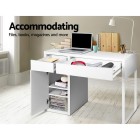 Metal Desk With Storage Cabinets – White Metal Desk With Storage Cabinets – White
