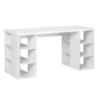 3 Level Desk with Storage & Bookshelf – White 3 Level Desk with Storage & Bookshelf – White