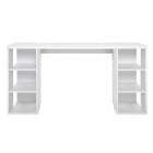 3 Level Desk with Storage & Bookshelf – White 3 Level Desk with Storage & Bookshelf – White