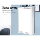 Foldable Desk with Bookshelf – White Foldable Desk with Bookshelf – White