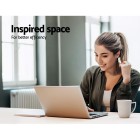 Foldable Desk with Bookshelf – White Foldable Desk with Bookshelf – White