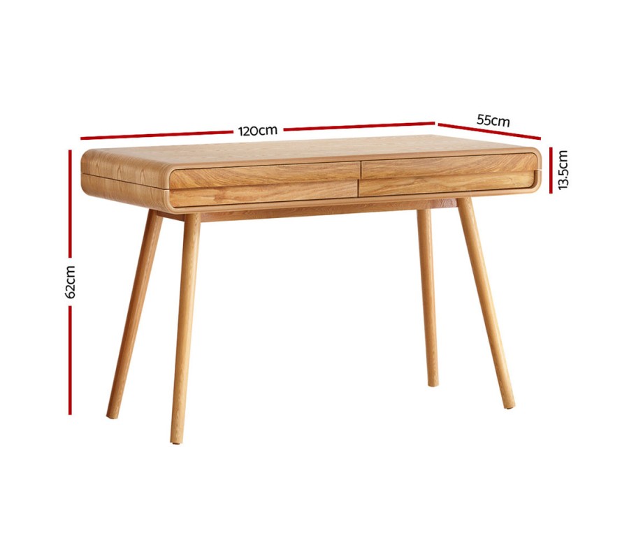 Computer Desk Office Study Desks Table Drawers Storage Ash Wood Legs Computer Desk Office Study Desks Table Drawers Storage Ash Wood Legs