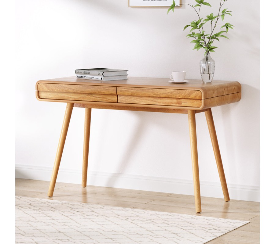 Computer Desk Office Study Desks Table Drawers Storage Ash Wood Legs Computer Desk Office Study Desks Table Drawers Storage Ash Wood Legs