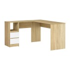 Corner Computer Desk Office Study Desks Table Drawers L-Shape Workstation Corner Computer Desk Office Study Desks Table Drawers L-Shape Workstation