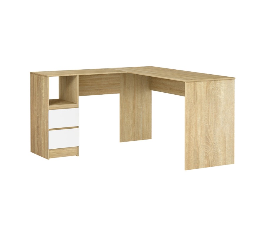 Corner Computer Desk Office Study Desks Table Drawers L-Shape Workstation Corner Computer Desk Office Study Desks Table Drawers L-Shape Workstation