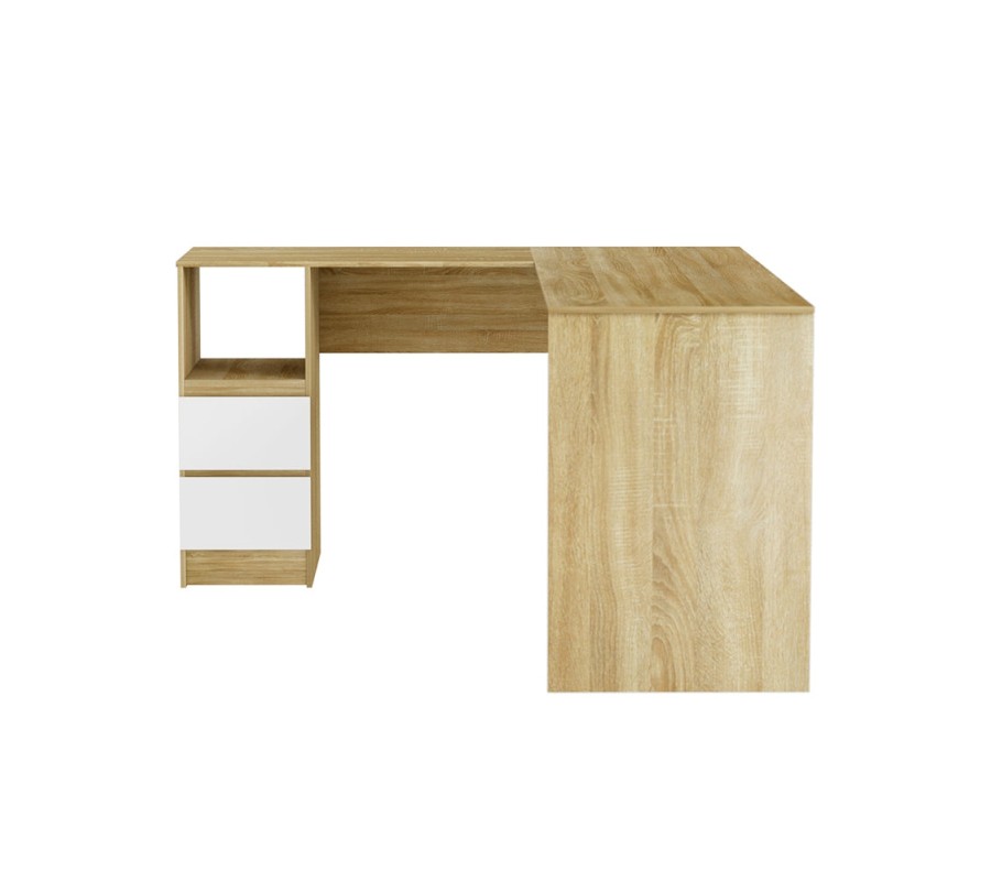 Corner Computer Desk Office Study Desks Table Drawers L-Shape Workstation Corner Computer Desk Office Study Desks Table Drawers L-Shape Workstation