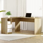 Corner Computer Desk Office Study Desks Table Drawers L-Shape Workstation Corner Computer Desk Office Study Desks Table Drawers L-Shape Workstation