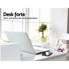 Office Computer Desk with Storage – White Office Computer Desk with Storage – White