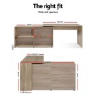 Office Computer Desk Corner Study Table Workstation Bookcase Storage Office Computer Desk Corner Study Table Workstation Bookcase Storage