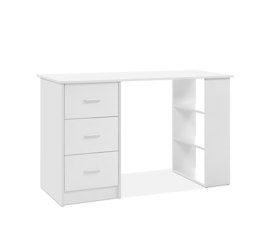 Office Computer Desk Student Study Table Workstation 3 Drawers Shelf 120cm Office Computer Desk Student Study Table Workstation 3 Drawers Shelf 120cm