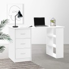 Office Computer Desk Student Study Table Workstation 3 Drawers Shelf 120cm Office Computer Desk Student Study Table Workstation 3 Drawers Shelf 120cm