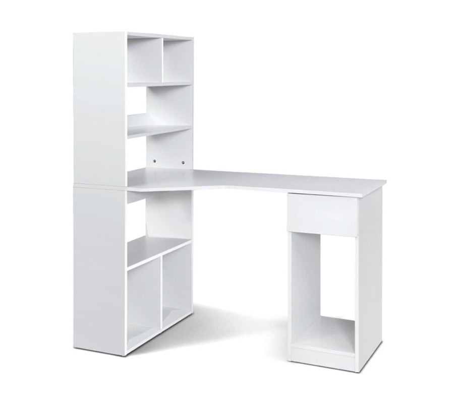 Office Computer Desk Student Study Table Home Workstation Corner Shelf Office Computer Desk Student Study Table Home Workstation Corner Shelf