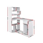 Office Computer Desk Student Study Table Home Workstation Corner Shelf Office Computer Desk Student Study Table Home Workstation Corner Shelf