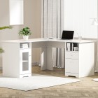 Corner Computer Desk Office Study Desks Table L-Shape Drawers Tables Corner Computer Desk Office Study Desks Table L-Shape Drawers Tables