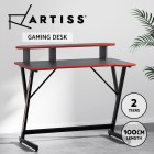 Gaming Desk Computer Desks Table 2-Tiers Storage Study Home Ofiice 100CM Gaming Desk Computer Desks Table 2-Tiers Storage Study Home Ofiice 100CM