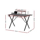 Gaming Desk Computer Desks Table Storage Shelves Study Home Ofiice 105CM Gaming Desk Computer Desks Table Storage Shelves Study Home Ofiice 105CM