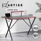 Gaming Desk Computer Desks Table Storage Shelves Study Home Ofiice 105CM Gaming Desk Computer Desks Table Storage Shelves Study Home Ofiice 105CM