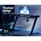 Gaming Desk Computer Desks Table Study Home Ofiice RGB LED Light 120CM Gaming Desk Computer Desks Table Study Home Ofiice RGB LED Light 120CM