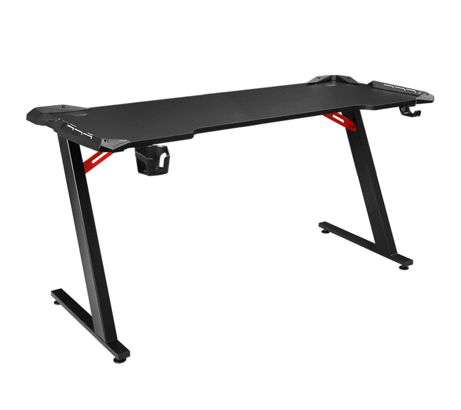 Gaming Desk Computer Desks Table Study Home Ofiice RGB LED Light 140CM Gaming Desk Computer Desks Table Study Home Ofiice RGB LED Light 140CM