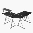Corner Metal Pull Out Table Desk – Black Corner Metal Pull Out Table Desk – Black