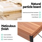 Metal Desk with Drawer – Walnut Metal Desk with Drawer – Walnut