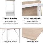 Minimalist Metal Desk – White Minimalist Metal Desk – White