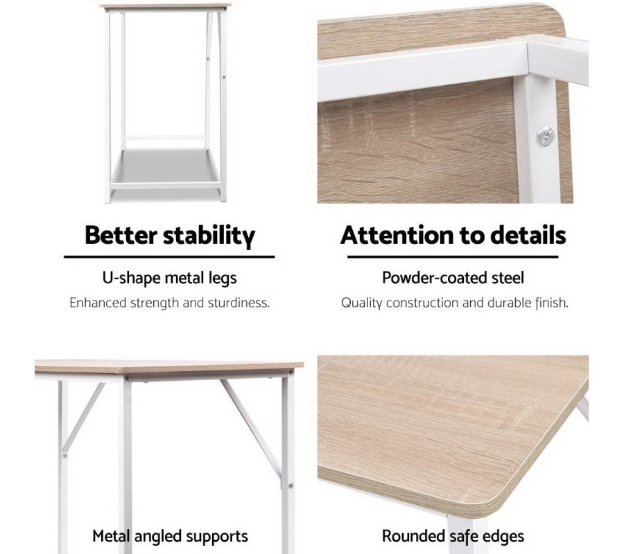 Minimalist Metal Desk – White Minimalist Metal Desk – White