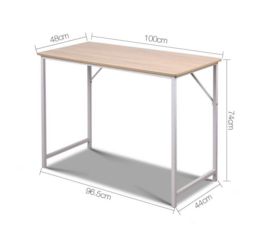 Minimalist Metal Desk – White Minimalist Metal Desk – White