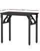 Computer Desk Laptop Table Bookshelf Desk Storage Rack Office Study Black