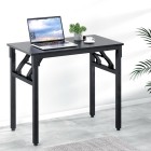 Computer Desk Laptop Table Bookshelf Desk Storage Rack Office Study Black Computer Desk Laptop Table Bookshelf Desk Storage Rack Office Study Black