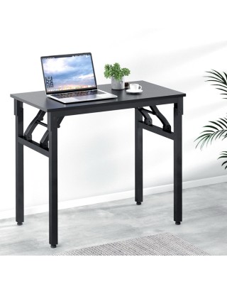 Computer Desk Laptop Table Bookshelf Desk Storage Rack Office Study Black