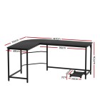 Corner Computer Desk L-Shaped Student Home Office Study Table Workstation Corner Computer Desk L-Shaped Student Home Office Study Table Workstation