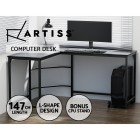 Corner Computer Desk L-Shaped Student Home Office Study Table Workstation Corner Computer Desk L-Shaped Student Home Office Study Table Workstation