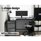 Corner Computer Desk L-Shaped Student Home Office Study Table Workstation Corner Computer Desk L-Shaped Student Home Office Study Table Workstation