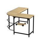Corner Computer Desk L-Shaped Student Home Office Study Table Oak Corner Computer Desk L-Shaped Student Home Office Study Table Oak