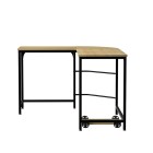 Corner Computer Desk L-Shaped Student Home Office Study Table Oak Corner Computer Desk L-Shaped Student Home Office Study Table Oak