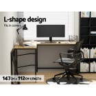 Corner Computer Desk L-Shaped Student Home Office Study Table Oak Corner Computer Desk L-Shaped Student Home Office Study Table Oak