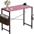 Home Office Work Small Study Desk Table Pink Home Office Work Small Study Desk Table Pink