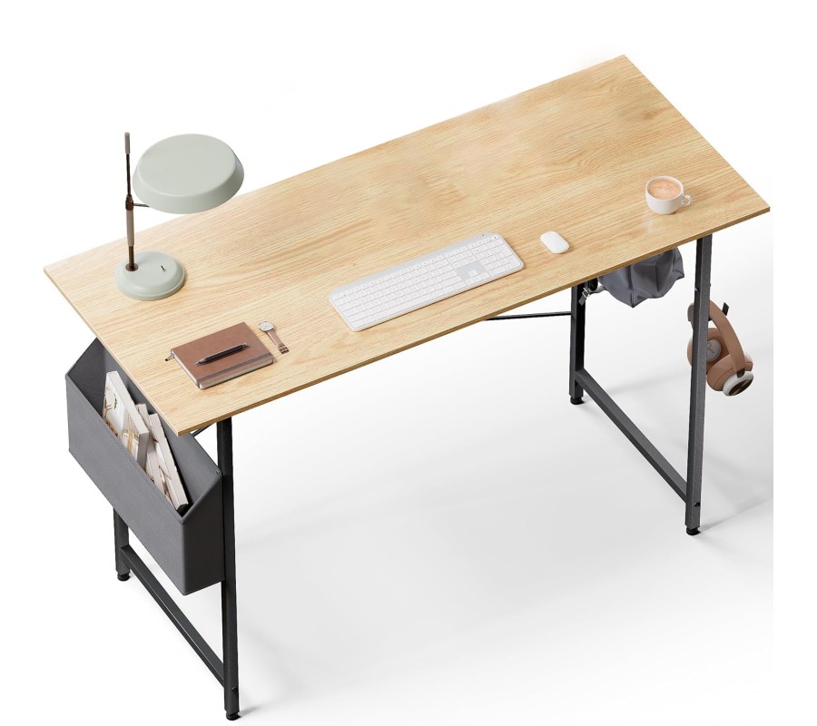 32&47 Inch Computer Desk for Small Spaces with Storage Bag 32&47 Inch Computer Desk for Small Spaces with Storage Bag