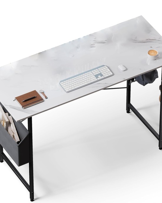 32&47 Inch Computer Desk for Small Spaces with Storage Bag