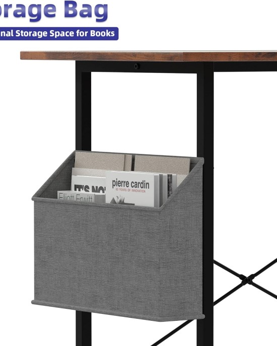 32&47 Inch Computer Desk for Small Spaces with Storage Bag