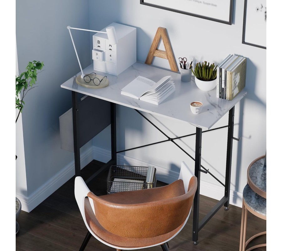 32&47 Inch Computer Desk for Small Spaces with Storage Bag 32&47 Inch Computer Desk for Small Spaces with Storage Bag