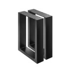 2x Coffee Dining Table Legs Steel Industrial Vintage Bench Metal Box Shape 400MM 2x Coffee Dining Table Legs Steel Industrial Vintage Bench Metal Box Shape 400MM