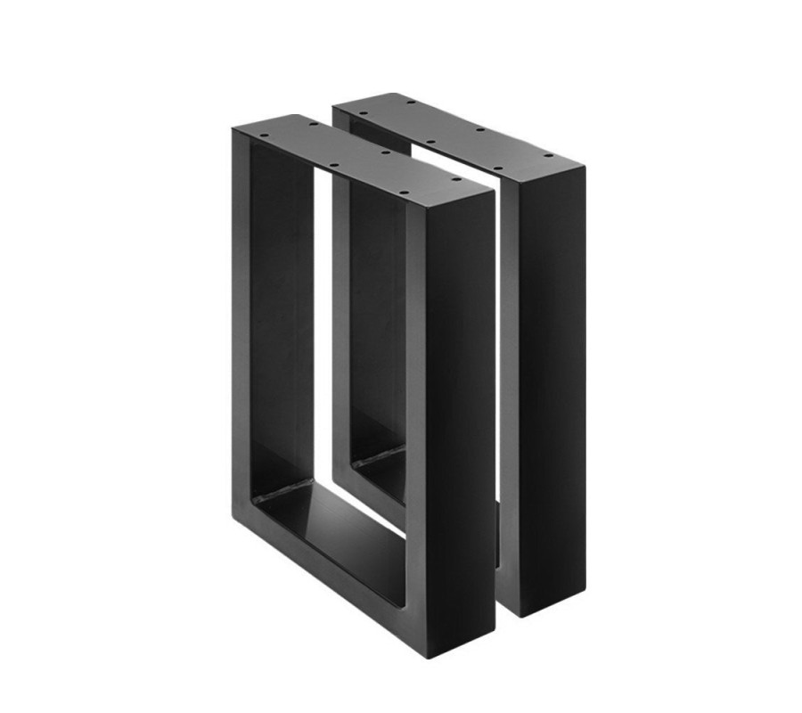 2x Coffee Dining Table Legs Steel Industrial Vintage Bench Metal Box Shape 400MM 2x Coffee Dining Table Legs Steel Industrial Vintage Bench Metal Box Shape 400MM