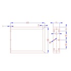 2x Coffee Dining Table Legs Steel Industrial Vintage Bench Metal Box Shape 400MM 2x Coffee Dining Table Legs Steel Industrial Vintage Bench Metal Box Shape 400MM