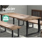 2x Coffee Dining Table Legs Steel Industrial Vintage Bench Metal Box Shape 400MM 2x Coffee Dining Table Legs Steel Industrial Vintage Bench Metal Box Shape 400MM