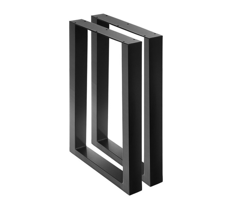 2x Coffee Dining Table Legs Steel Industrial Vintage Bench Metal Box Shape 710MM 2x Coffee Dining Table Legs Steel Industrial Vintage Bench Metal Box Shape 710MM