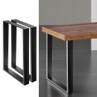 2x Coffee Dining Table Legs Steel Industrial Vintage Bench Metal Box Shape 710MM 2x Coffee Dining Table Legs Steel Industrial Vintage Bench Metal Box Shape 710MM