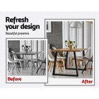 2x Coffee Dining Table Legs Steel Industrial Vintage Bench Metal Trapezoid 710MM 2x Coffee Dining Table Legs Steel Industrial Vintage Bench Metal Trapezoid 710MM