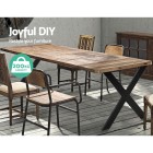 2x Metal Legs Coffee Dining Table Steel Industrial Vintage Bench X Shape 710MM 2x Metal Legs Coffee Dining Table Steel Industrial Vintage Bench X Shape 710MM